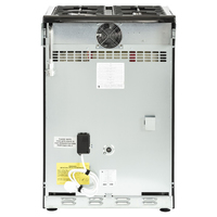 Belling Cookcentre 60 cm Dual Fuel Cuisinière Gaz Noir, Acier inoxydable A