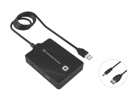 Conceptronic HUBBIES 4-Port-USB 3.0/2.0-Hub, 90cm Kabel