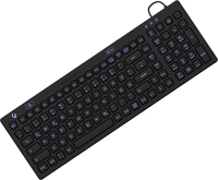 KeySonic KSK-6031INEL Tastatur Industriell USB QWERTZ Deutsch Schwarz - 60885