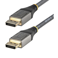 StarTech.com Cable de 2m DisplayPort 1.4 Certificado por VESA - HDR10 8K 60Hz - Video Ultra HD 4K 120Hz - Cable DP 1.4 para Monitores - Cable DisplayPort a DisplayPort - M/M