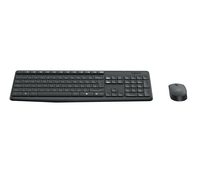 Logitech MK235 clavier Souris incluse USB QWERTY US International Gris