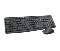 Logitech MK235 clavier Souris incluse USB QWERTY US International Gris