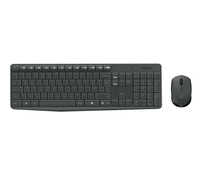 Logitech MK235 clavier Souris incluse USB QWERTY US International Gris