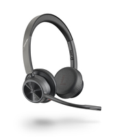 POLY Voyager 4320 UC Auriculares Inalámbrico Diadema Oficina/Centro de llamadas USB tipo A Bluetooth Negro
