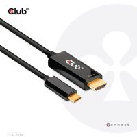 8719214472054 - Club 3d - Club3D HDMI-Kabel a - usb-c aktiv 4K60Hz 18m retail (CAC-1334)