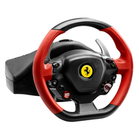 Thrustmaster Ferrari 458 Spider Noir, Rouge Volant + pédales Xbox One