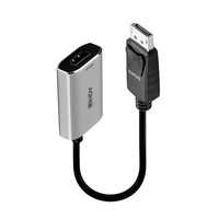 Lindy 41094 Videokabel-Adapter 0,11 m DisplayPort HDMI Grau - 41094