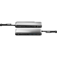 ALOGIC U1CSH-SGR laptop-dockingstation & portreplikator Kabelgebunden USB 3.2 Gen 1 (3.1 Gen 1) Type-C Grau