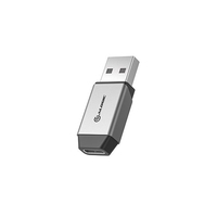 ALOGIC ULACMN-SGR Kabeladapter USB-A USB-C Mini Schwarz, Silber - ULACMN-SGR