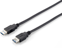 Equip 128399 USB Kabel USB 3.2 Gen 1 (3.1 Gen 1) 3 m USB A Schwarz - 128399