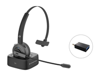 Conceptronic POLONA Kabelloses Bluetooth-Headset mit Ladedoc - POLONA03BD