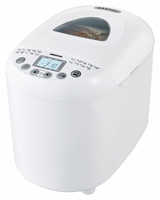 MEDION Machine à pain MD 11011 - 19 programmes - 3 niveaux de brunissage - 550 W - 1 Kg - Blanc