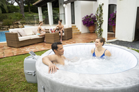 Bestway Lay-Z-Spa Spa gonflable Zurich AirJet avec couverture EnergySense pour 2 à 4 personnes