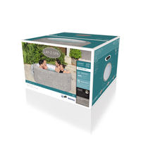 Bestway Lay-Z-Spa Spa gonflable Zurich AirJet avec couverture EnergySense pour 2 à 4 personnes
