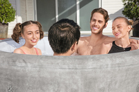 Bestway Lay-Z-Spa Spa gonflable Zurich AirJet avec couverture EnergySense pour 2 à 4 personnes