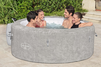Bestway Lay-Z-Spa Spa gonflable Zurich AirJet avec couverture EnergySense pour 2 à 4 personnes