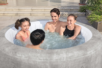 Bestway Lay-Z-Spa Spa gonflable Zurich AirJet avec couverture EnergySense pour 2 à 4 personnes