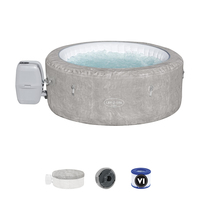 Bestway Lay-Z-Spa Spa gonflable Zurich AirJet avec couverture EnergySense pour 2 à 4 personnes