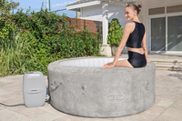 Bestway Lay-Z-Spa Spa gonflable Zurich AirJet avec couverture EnergySense pour 2 à 4 personnes