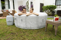 Bestway Lay-Z-Spa Spa gonflable Zurich AirJet avec couverture EnergySense pour 2 à 4 personnes