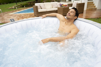 Bestway Lay-Z-Spa Spa gonflable Zurich AirJet avec couverture EnergySense pour 2 à 4 personnes