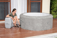 Bestway Lay-Z-Spa Spa gonflable Zurich AirJet avec couverture EnergySense pour 2 à 4 personnes