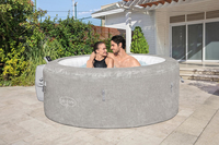 Bestway Lay-Z-Spa Spa gonflable Zurich AirJet avec couverture EnergySense pour 2 à 4 personnes