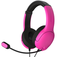 PDP Nebula Kopfhörer Kabelgebunden Kopfband Gaming Schwarz, Pink - 052-011-PK