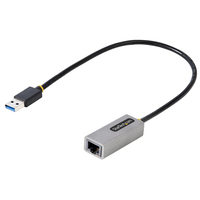 StarTech.com USB to Ethernet Adapter, USB 3.0 to 10/100/1000 Gigabit Ethern ...