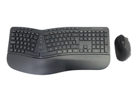 4015867227008 - Conceptronic ORAZIO02ES ERGO - keyboard and mouse set - Spanish - black - Tastatur & Maus Set - Spanisch - Schwarz