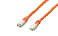 Equip Cat.6A PlatinumS/FTP Patchkabel, 1.0m, Orange, 605670 (BILD1)