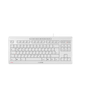 CHERRY STREAM KEYBOARD TKL Tastatur Universal USB QWERTZ Deutsch Weiß