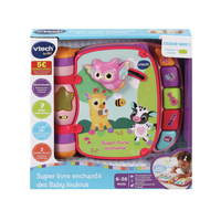 VTech Baby SUPER LIVRE ENCHANTÉ DES LOULOUS (ROSE)