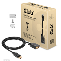 8719214472207 - DisplayPort auf vga Kabel St St 2m 28AWG (CAC-1012) - Club 3d