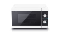 Sharp YC-MG01E-W micro-onde Comptoir Micro-ondes grill 20 L 800 W Noir, Blanc