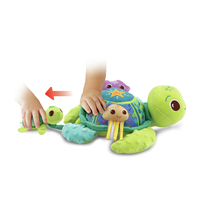 VTech Play Green JUJU, MAMAN TORTUE ÉVEIL DES SENS (BOUTEILLES PLASTIQUE RECYCLÉES)