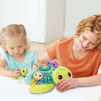 VTech Play Green JUJU, MAMAN TORTUE ÉVEIL DES SENS (BOUTEILLES PLASTIQUE RECYCLÉES)