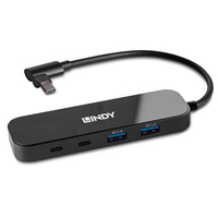 Lindy 43334 Schnittstellen-Hub USB 3.2 Gen 2 (3.1 Gen 2) Type-C 10000 - 43334