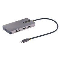 StarTech.com USB C Multiport Adapter, Dual HDMI Video, 4K 60Hz, 2-Port 5Gbp ...