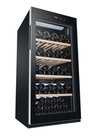 Haier HWS116GAE Refroidisseur de vin compresseur Autoportante Noir 116 bouteille(s)