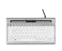 BakkerElkhuizen S-board 840 Tastatur Büro USB QWERTZ Deutsch Weiß - BNES840DDE