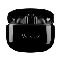 Vorago ESB-202 audífono y auriculare Audífonos True Wireless Stereo (TWS) Intra auditivo Música/cotidiano USB Tipo C Bluetooth Negro