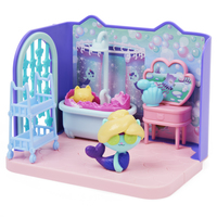 Gabby&amp;quot;s Dollhouse - PLAYSET DELUXE LA SALLE DE BAIN DE MARINE - 1 Figurine + Accessoires - Ajoute Cette Pièce A Ta Maison Gabby Et La Maison Magique Et Reproduis Ses Aventures - Jouet Enfant 3 Ans +