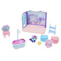 Gabby&amp;quot;s Dollhouse - PLAYSET DELUXE LA SALLE DE BAIN DE MARINE - 1 Figurine + Accessoires - Ajoute Cette Pièce A Ta Maison Gabby Et La Maison Magique Et Reproduis Ses Aventures - Jouet Enfant 3 Ans +