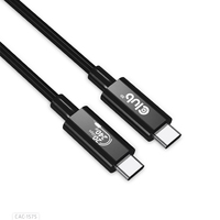 CLUB3D USB4 Gen2x2 Type-C Bi-Directional Cable 4K60Hz, Data 20Gbps, PD - CAC-1575