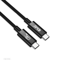 8719214472320 - CLUB3D USB4 Gen3x2 Type-C Bi-Directional Cable 8K60Hz Data 40Gbps PD 240W(48V 5A) EPR M M 1m   328ft