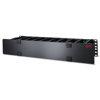 APC (AR8603A) 2U Horizontal Cable Manager, 6" Fingers TOP, Bottom TIE Down