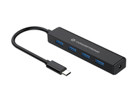 Conceptronic 4-Port-USB 3.0-Hub, USB-C-Anschluss - CTC4USB3