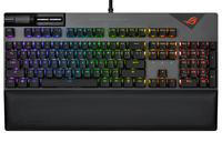 ASUS ROG Strix Flare II Tastatur Gaming USB AZERTY Französisch Grau - 90MP02D6-BKFA00