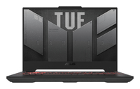 ASUS TUF Gaming A15 FA507NU-LP101W AMD Ryzen™ 5 7535HS Laptop 39,6 cm (15.6) Full HD 16 GB DDR5-SDRAM 512 GB SSD NVIDIA GeForce RTX 4050 Wi-Fi 6 (802.11ax) Windows 11 Home Schwarz, Grau